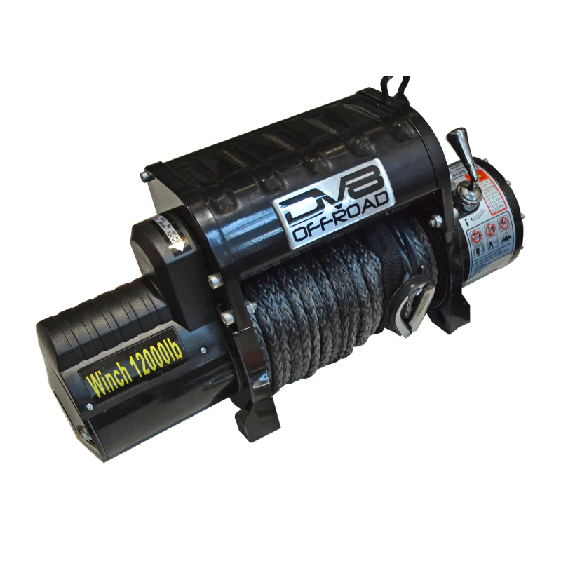 DV8 Offroad 12,000 lbs. Winch With Synthetic Rope Model WB12SR - Image 2