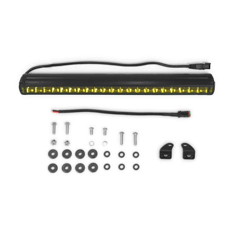 DV8 Offroad 20-Inch Elite Series Amber LED Light Bar Single Row Model BE20SW105W-A - Image 6