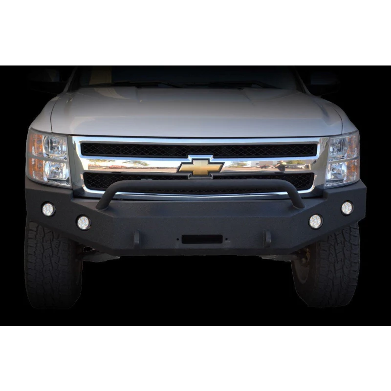 DV8 Offroad 2007-2013 Chevrolet Silverado 1500 Steel Front Bumper Model FBCS1-01 - Image 2