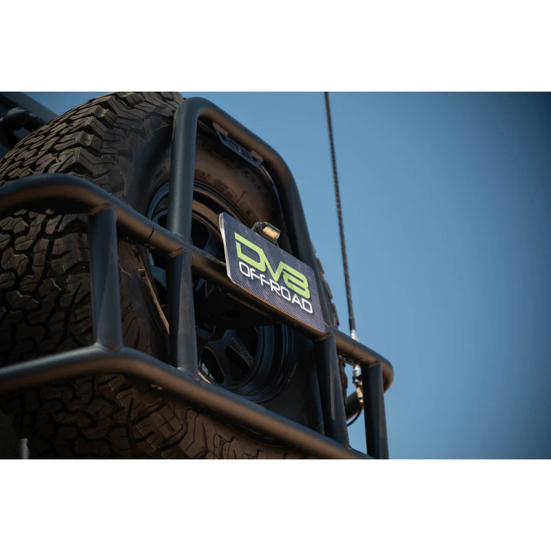 DV8 Offroad 2007-2018 Jeep Wrangler Body Mounted Tire Carrier Model TCJK-14 - Image 12