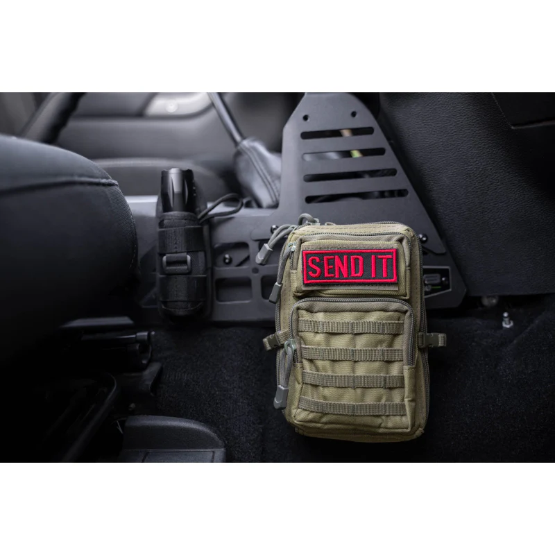 DV8 Offroad 2007-2018 Jeep Wrangler Center Console Molle Panels , Device Bridge Model CCJK-01 - Image 9