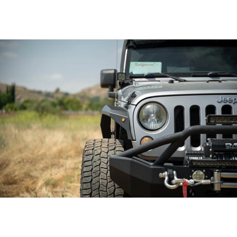 DV8 Offroad 2007-2018 Jeep Wrangler Front and Rear Fender Flares Model FDJK-09 - Image 10