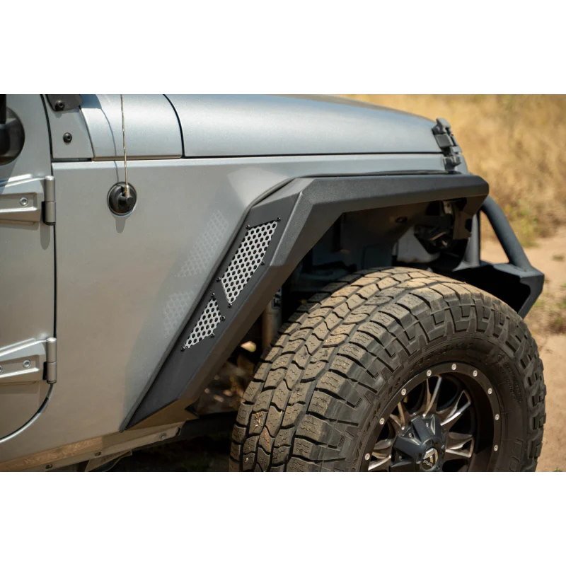 DV8 Offroad 2007-2018 Jeep Wrangler Front and Rear Fender Flares Model FDJK-09 - Image 12