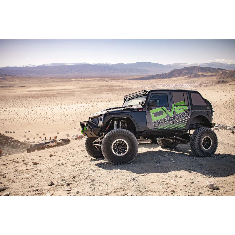 DV8 Offroad 2007-2018 Jeep Wrangler Heat Dispersion Hood Model HDMB07-02 - Image 11