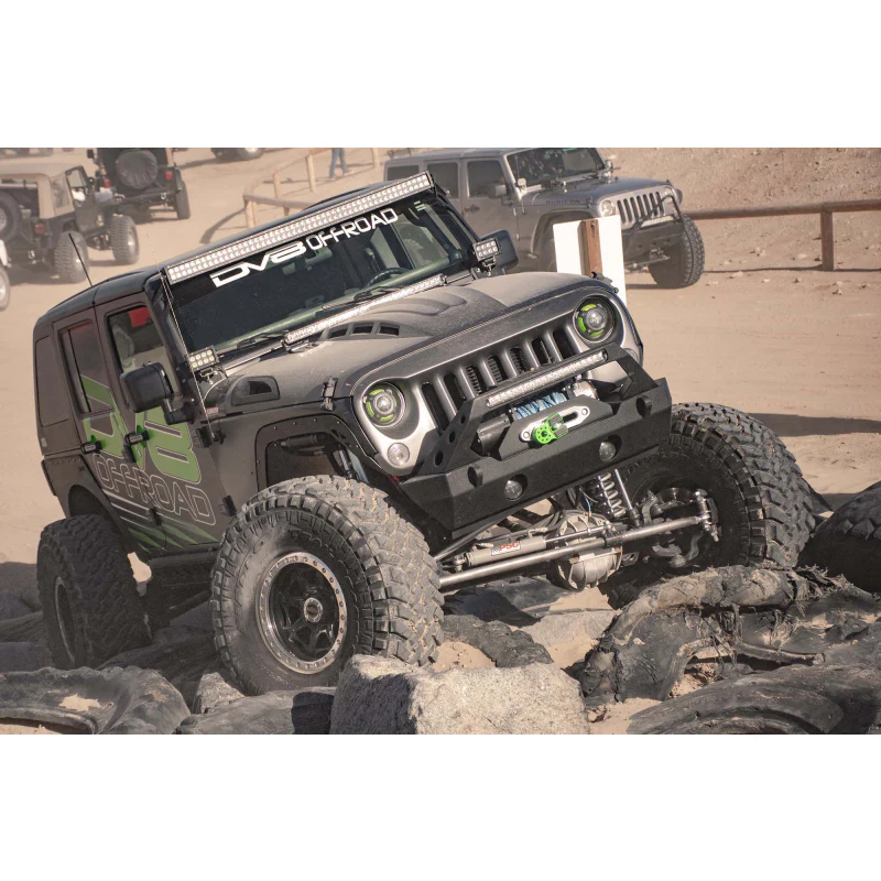 DV8 Offroad 2007-2018 Jeep Wrangler Heat Dispersion Hood Model HDMB07-02 - Image 12