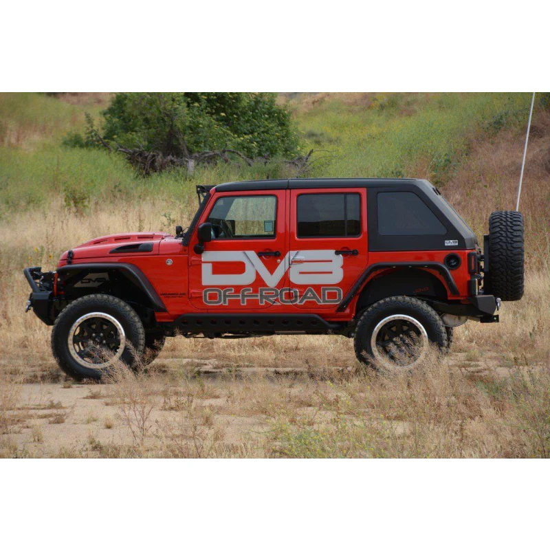 DV8 Offroad 2007-2018 Jeep Wrangler Heat Dispersion Hood Model HDMB07-02 - Image 6