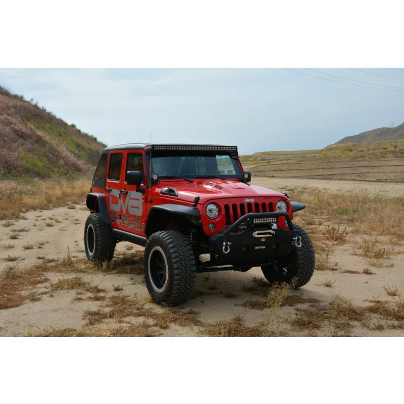 DV8 Offroad 2007-2018 Jeep Wrangler Heat Dispersion Hood Model HDMB07-02 - Image 7