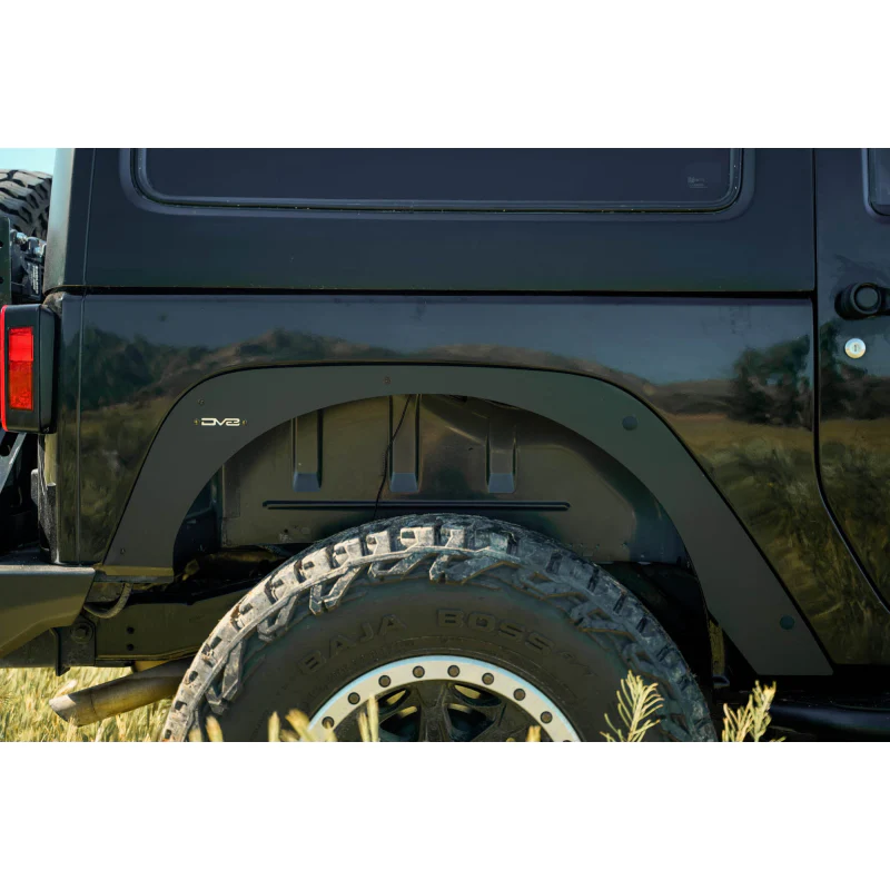 DV8 Offroad 2007-2018 Jeep Wrangler JK JKU Fender Flare Deletes Model FDJK-08 - Image 5