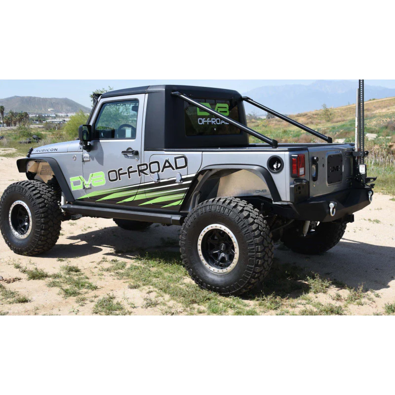 DV8 Offroad 2007-2018 Jeep Wrangler JK JKU Front Inner Fenders Black or Raw Model INFEND-01FB - Image 3