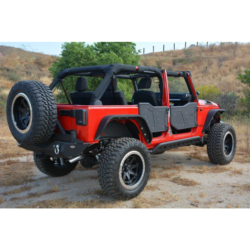 DV8 Offroad 2007-2018 Jeep Wrangler JK JKU Front Rock Doors Model RDSTTB-01F - Image 4