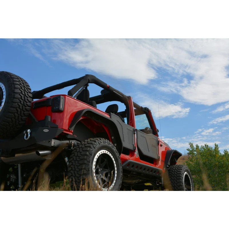 DV8 Offroad 2007-2018 Jeep Wrangler JK JKU Front Rock Doors Model RDSTTB-01F - Image 5