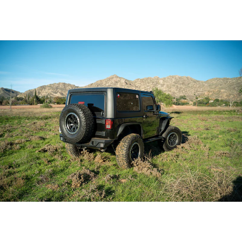DV8 Offroad 2007-2018 Jeep Wrangler JK JKU Fs-7 Series Rear Bumper Model RBJK-12 - Image 2