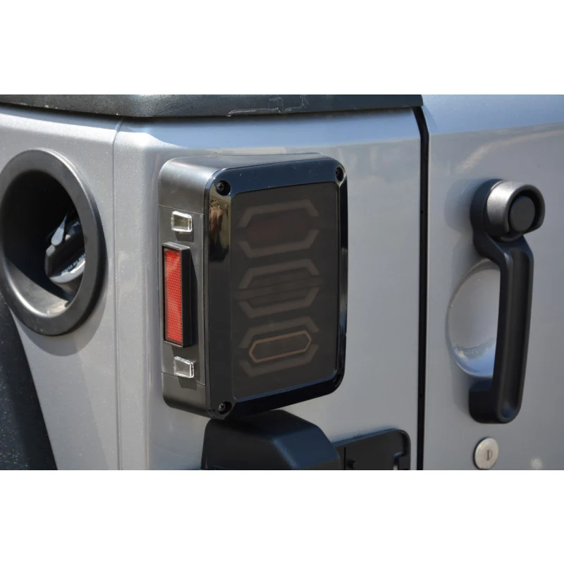 DV8 Offroad 2007-2018 Jeep Wrangler JK JKU Led Tail Lights Model TLJK-02 - Image 12