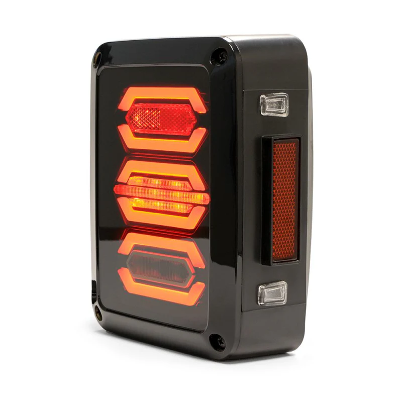 DV8 Offroad 2007-2018 Jeep Wrangler JK JKU Led Tail Lights Model TLJK-02 - Image 7