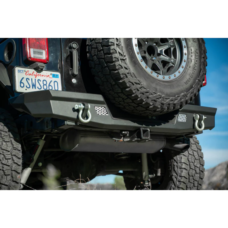 DV8 Offroad 2007-2018 Jeep Wrangler JK JKU Mto Series Rear Bumper Model RBJK-13 - Image 4