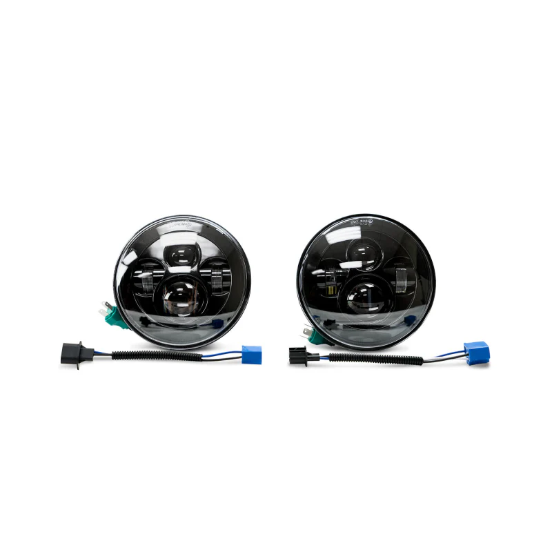 DV8 Offroad 2007-2018 Jeep Wrangler JK JKU Projector Led Headlights Model HL7JK-02 - Image 4