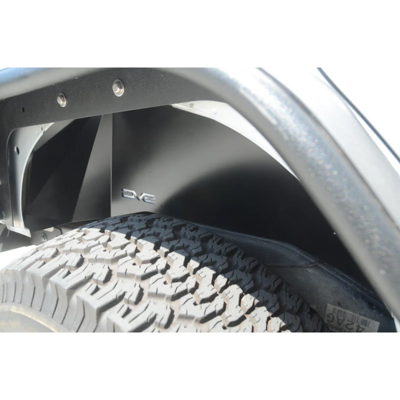 DV8 Offroad 2007-2018 Jeep Wrangler JK JKU Rear Inner Fenders , Black Model INFEND-01RB - Image 2