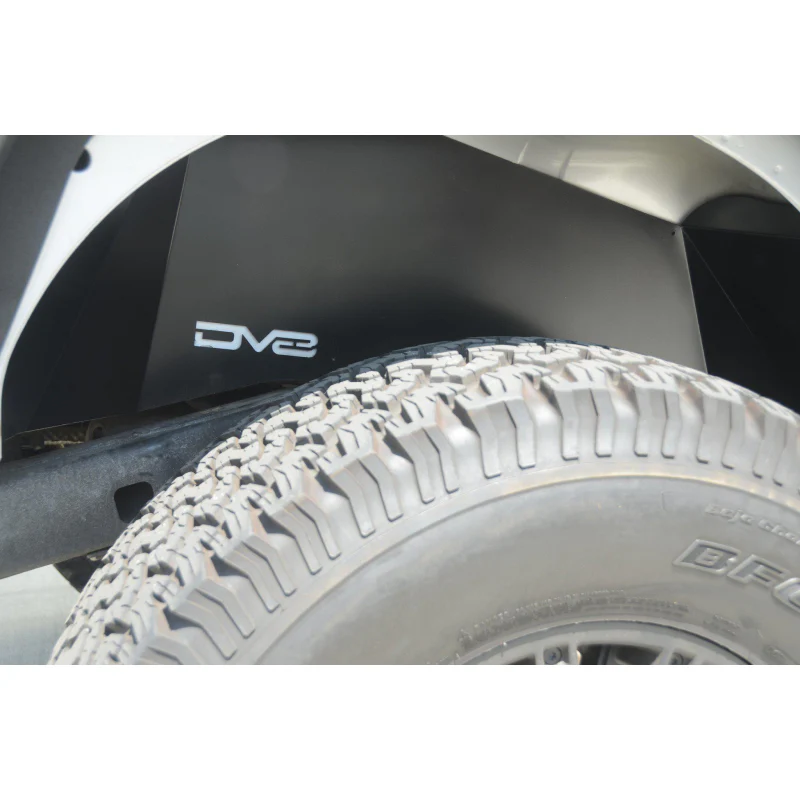 DV8 Offroad 2007-2018 Jeep Wrangler JK JKU Rear Inner Fenders , Black Model INFEND-01RB - Image 4