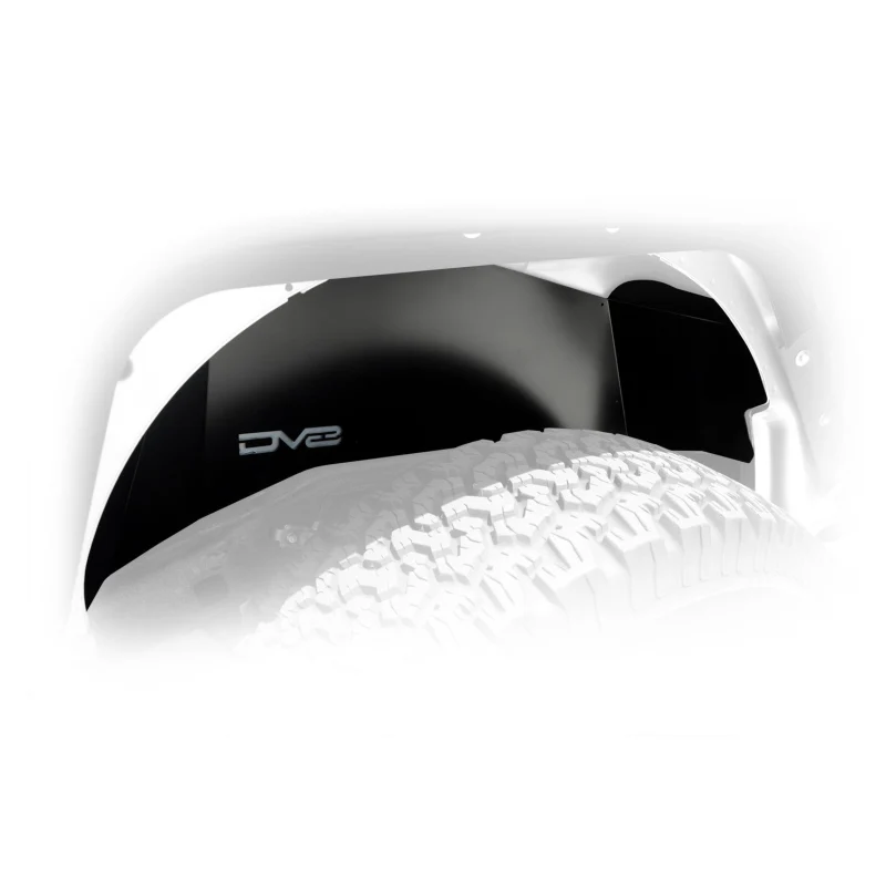 DV8 Offroad 2007-2018 Jeep Wrangler JK JKU Rear Inner Fenders , Black Model INFEND-01RB - Image 6