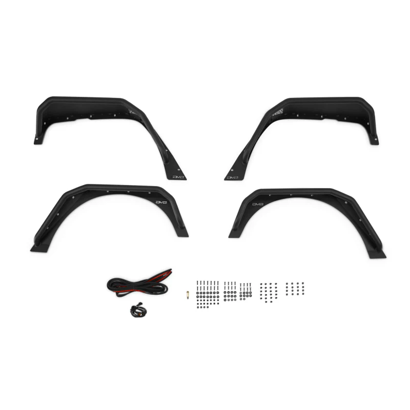 DV8 Offroad 2007-2018 Jeep Wrangler JK JKU Spec Series Fender Flares Model FDJK-06 - Image 7
