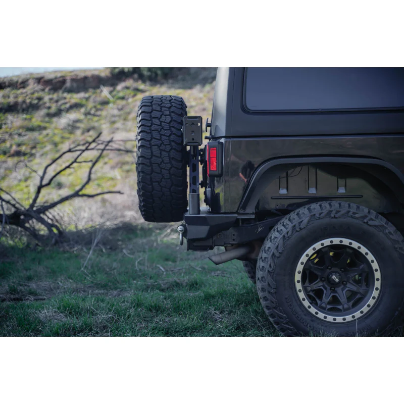 DV8 Offroad 2007-2018 Jeep Wrangler JK JKU Tire Carrier For Mto Bumper Model TCJK-13 - Image 12