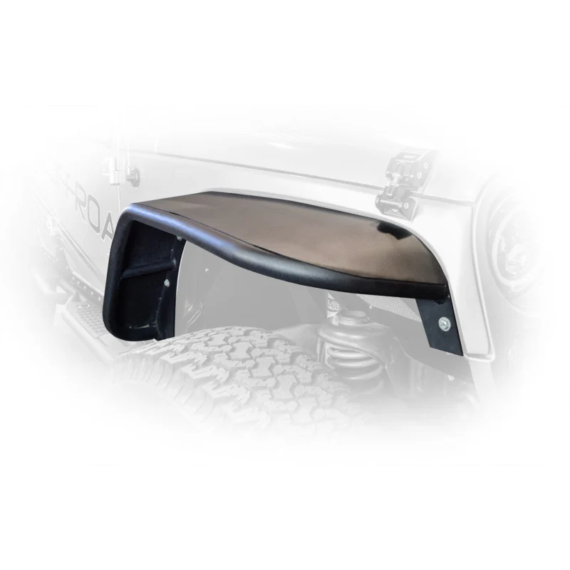 DV8 Offroad 2007-2018 Jeep Wrangler JK JKU Wide Fender Flares Front and Rear Model FENDB-02 - Image 14