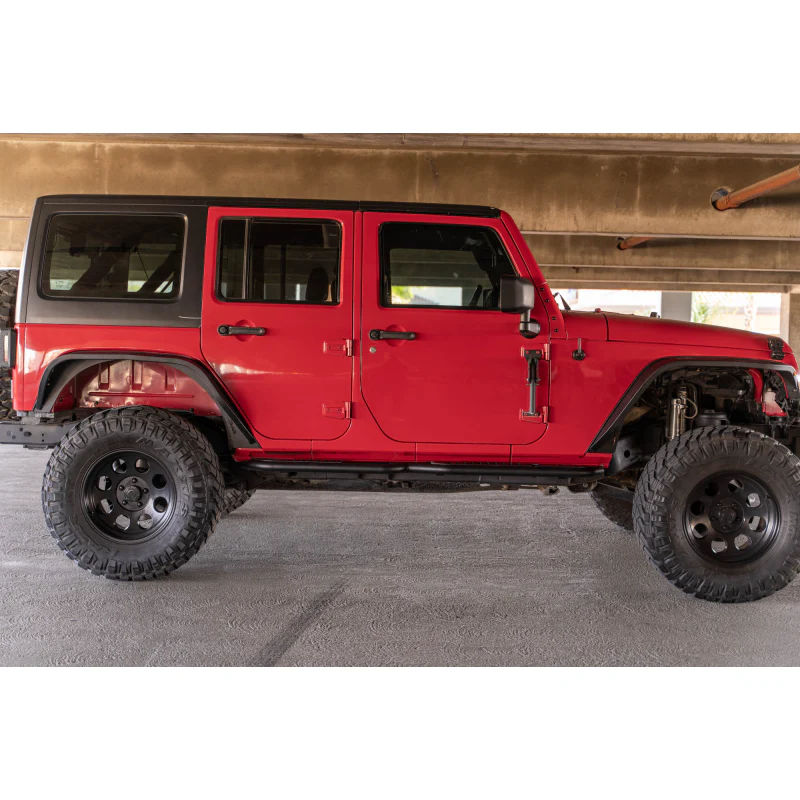 DV8 Offroad 4-Door OE Plus Running Boards Model SRJK-08 - Image 6