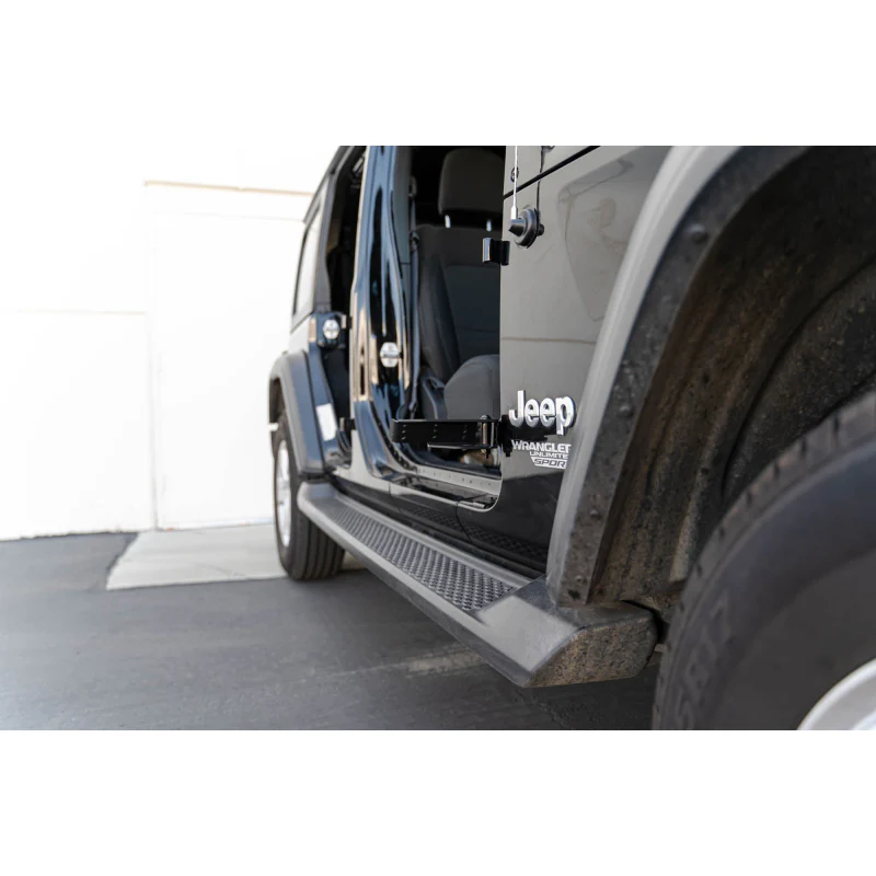 DV8 Offroad 2007-2025 Jeep Gladiator JT Wrangler JK, JKU, JL, JLU Foot Pegs Model STJL-05 - Image 9