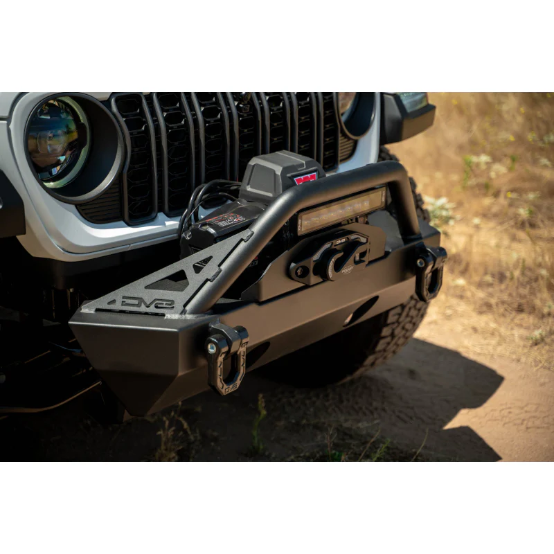 DV8 Offroad 2007-2025 Jeep Gladiator JT Wrangler JK JKU JL JLU Fs-15 Series Front Bumper Model FBJL-05 - Image 8