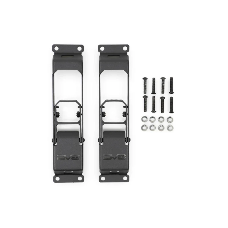 DV8 Offroad 2007-2025 Jeep Gladiator JT Wrangler JK, JKU, JL, JLU Hinge Mounted Steps Model STJL-04 - Image 14