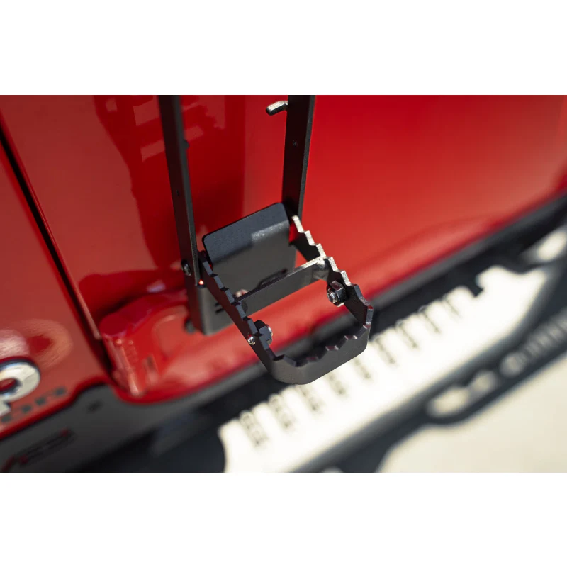 DV8 Offroad 2007-2025 Jeep Gladiator JT Wrangler JK, JKU, JL, JLU Hinge Mounted Steps Model STJL-04 - Image 2