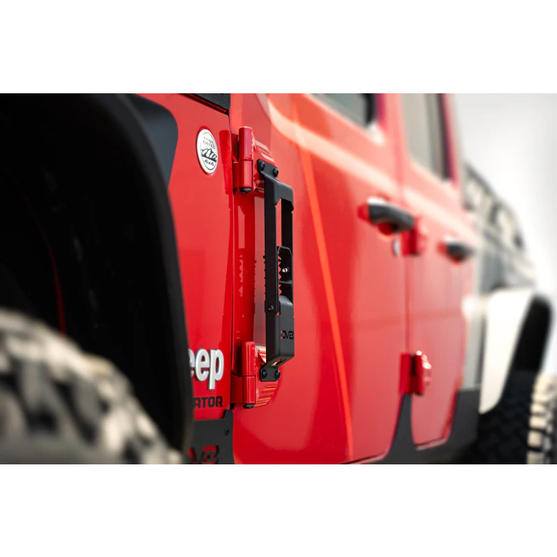 DV8 Offroad 2007-2025 Jeep Gladiator JT Wrangler JK, JKU, JL, JLU Hinge Mounted Steps Model STJL-04 - Image 3