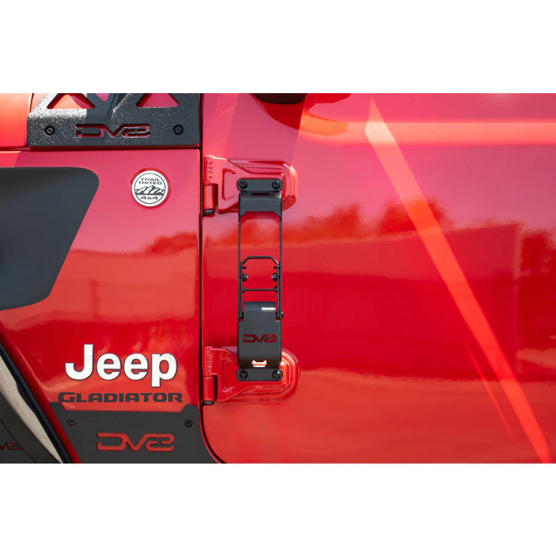 DV8 Offroad 2007-2025 Jeep Gladiator JT Wrangler JK, JKU, JL, JLU Hinge Mounted Steps Model STJL-04 - Image 4