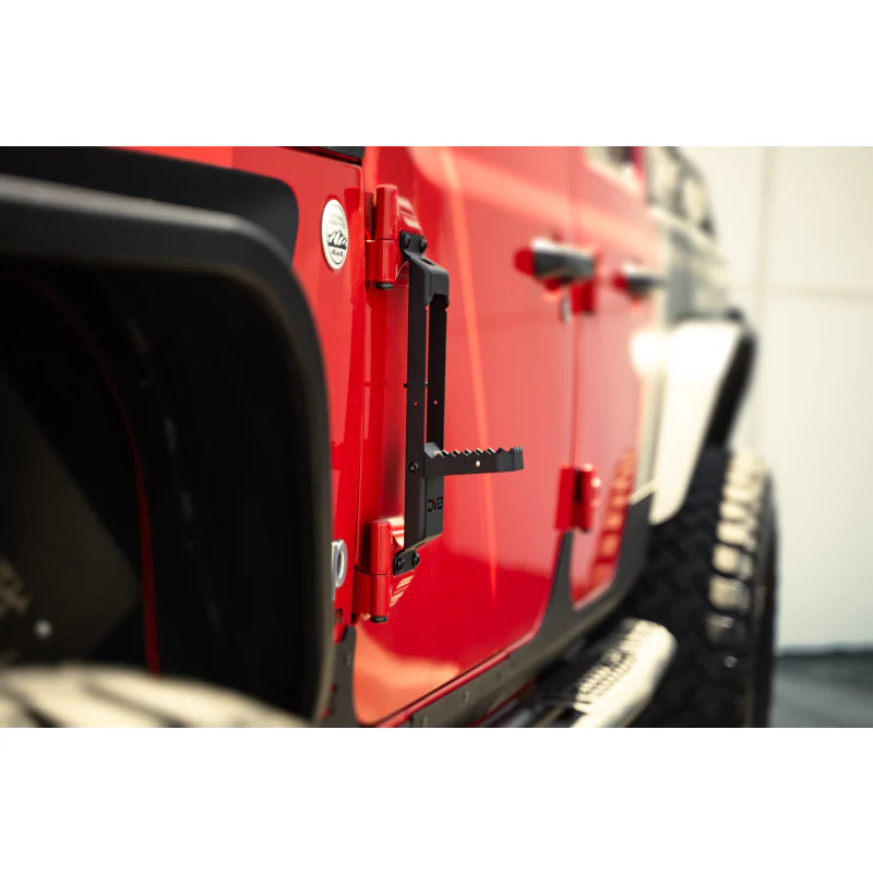 DV8 Offroad 2007-2025 Jeep Gladiator JT Wrangler JK, JKU, JL, JLU Hinge Mounted Steps Model STJL-04 - Image 6