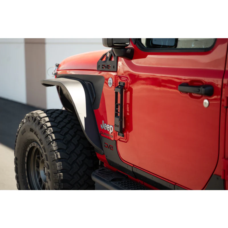 DV8 Offroad 2007-2025 Jeep Gladiator JT Wrangler JK, JKU, JL, JLU Hinge Mounted Steps Model STJL-04 - Image 8
