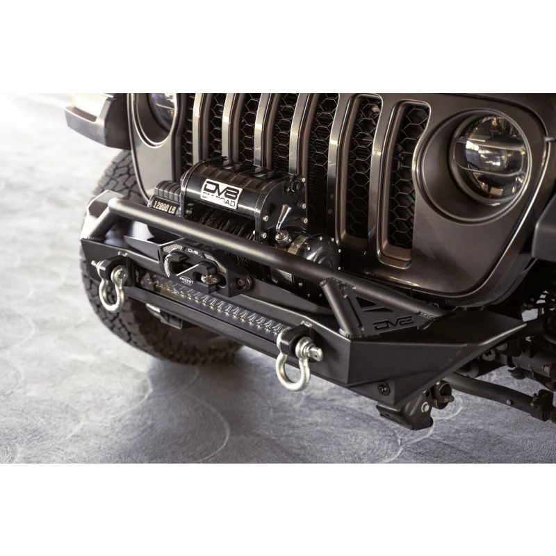 DV8 Offroad 2007-2025 Jeep GladiatorJT Wrangler JK JKU JL JLU Fs-1 Series Stubby Front Bumper Model FBJL-11 - Image 13