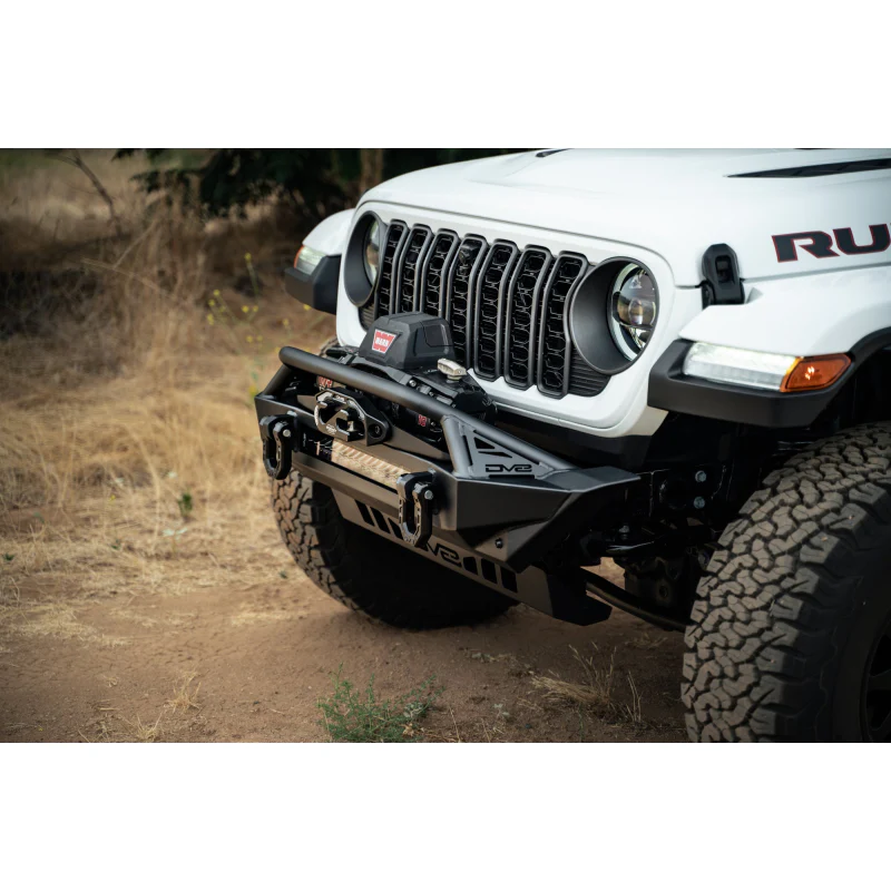 DV8 Offroad 2007-2025 Jeep GladiatorJT Wrangler JK JKU JL JLU Fs-1 Series Stubby Front Bumper Model FBJL-11 - Image 3