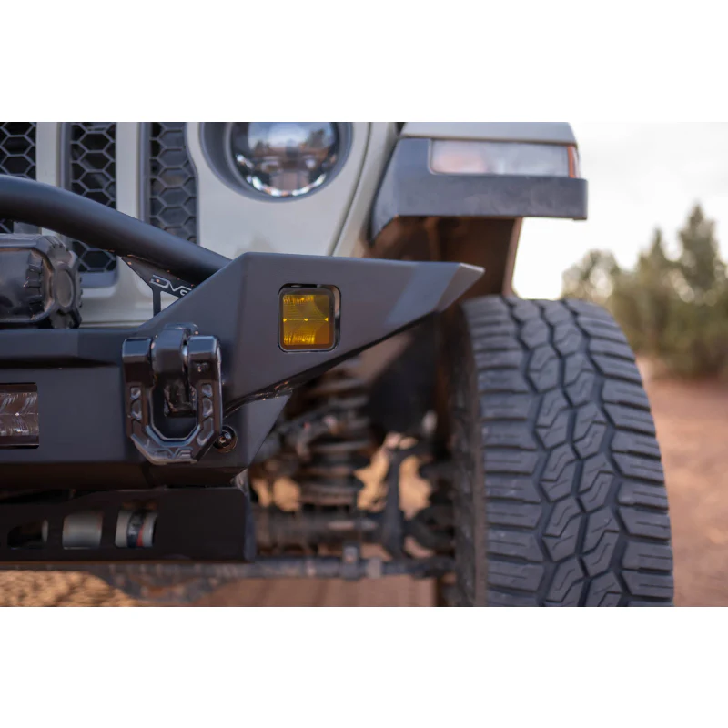 DV8 Offroad 2007-2025 Jeep GladiatorJT Wrangler JK JKU JL JLU Fs-7 Mid-Width Winch Front Bumper Model FBJL-07 - Image 12
