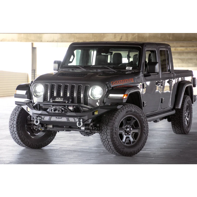 DV8 Offroad 2007-2025 Jeep GladiatorJT Wrangler JK JKU JL JLU Mto Series Front Bumper Model FBJL-12 - Image 12