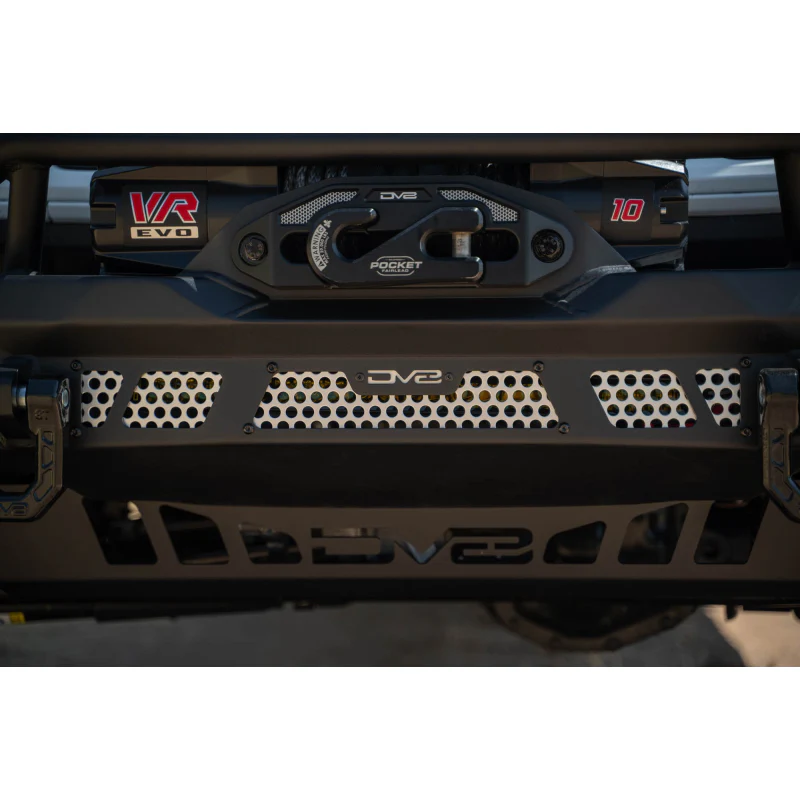 DV8 Offroad 2007-2025 Jeep GladiatorJT Wrangler JK JKU JL JLU Mto Series Front Bumper Model FBJL-12 - Image 3