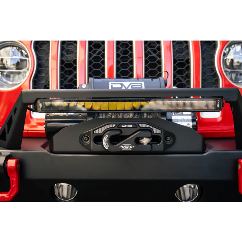DV8 Offroad 2007-2025 Jeep GladiatorJT Wrangler JK JKU JL JLU Stubby Front Bumper With Plated Bull Bar Model FBJL-06 - Image 14