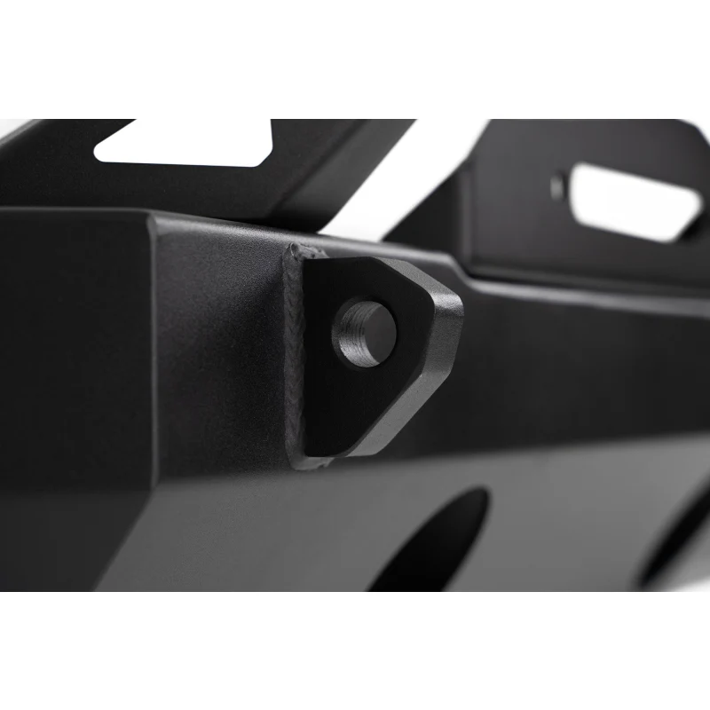 DV8 Offroad 2007-2025 Jeep GladiatorJT Wrangler JK JKU JL JLU Stubby Front Bumper With Plated Bull Bar Model FBJL-06 - Image 8