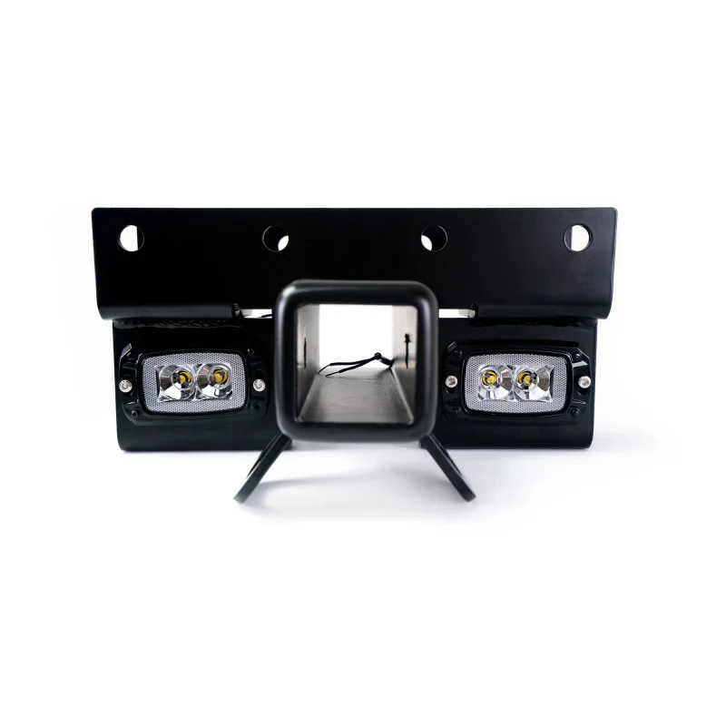 DV8 Offroad 2007-2025 Jeep Wrangler JK JKU JL JLU 2 and 4-Door Bolt-on Hitch with Lights Model AHJP-01 - Image 11