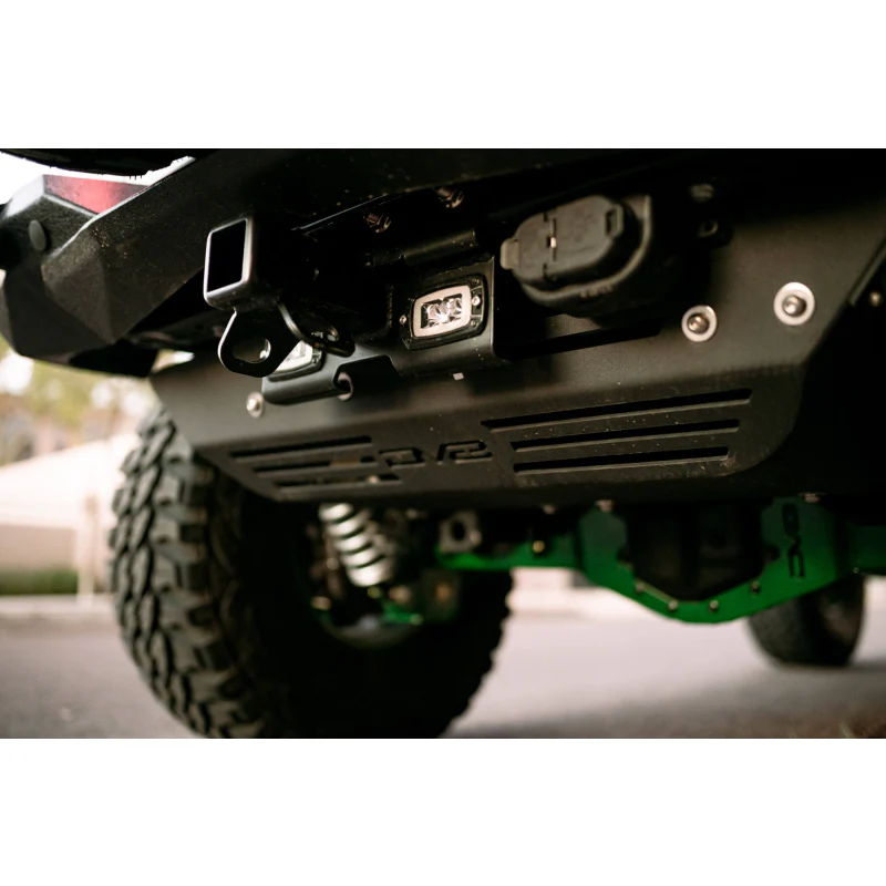 DV8 Offroad 2007-2025 Jeep Wrangler JK JKU JL JLU 2 and 4-Door Bolt-on Hitch with Lights Model AHJP-01 - Image 13
