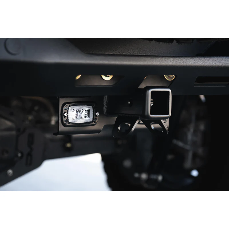 DV8 Offroad 2007-2025 Jeep Wrangler JK JKU JL JLU 2 and 4-Door Bolt-on Hitch with Lights Model AHJP-01 - Image 4