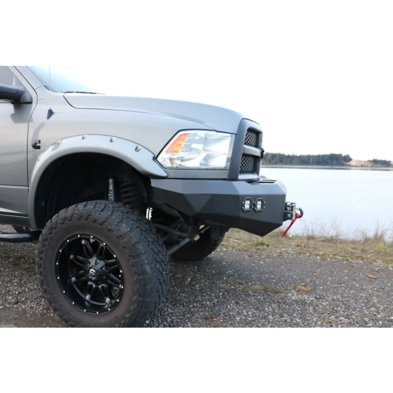 DV8 Offroad 2010-2018 Ram 2500 3500 Steel Front Bumper Model FBDR2-02 - Image 3