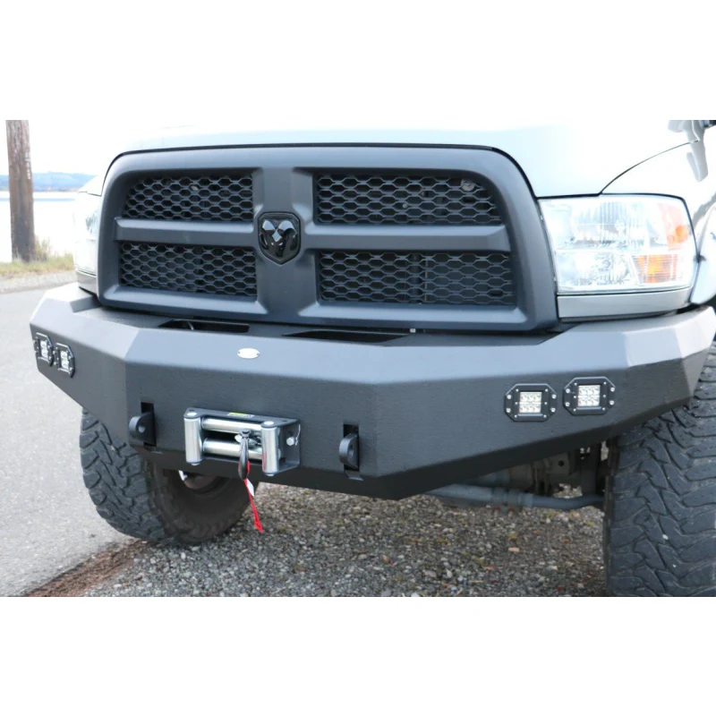 DV8 Offroad 2010-2018 Ram 2500 3500 Steel Front Bumper Model FBDR2-02 - Image 4