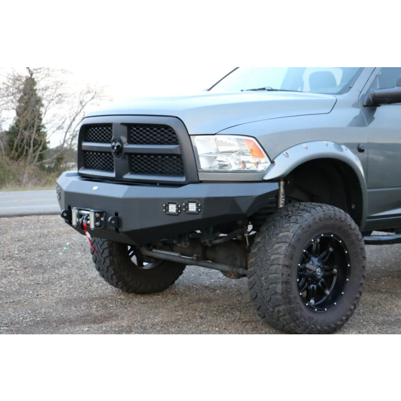 DV8 Offroad 2010-2018 Ram 2500 3500 Steel Front Bumper Model FBDR2-02 - Image 7