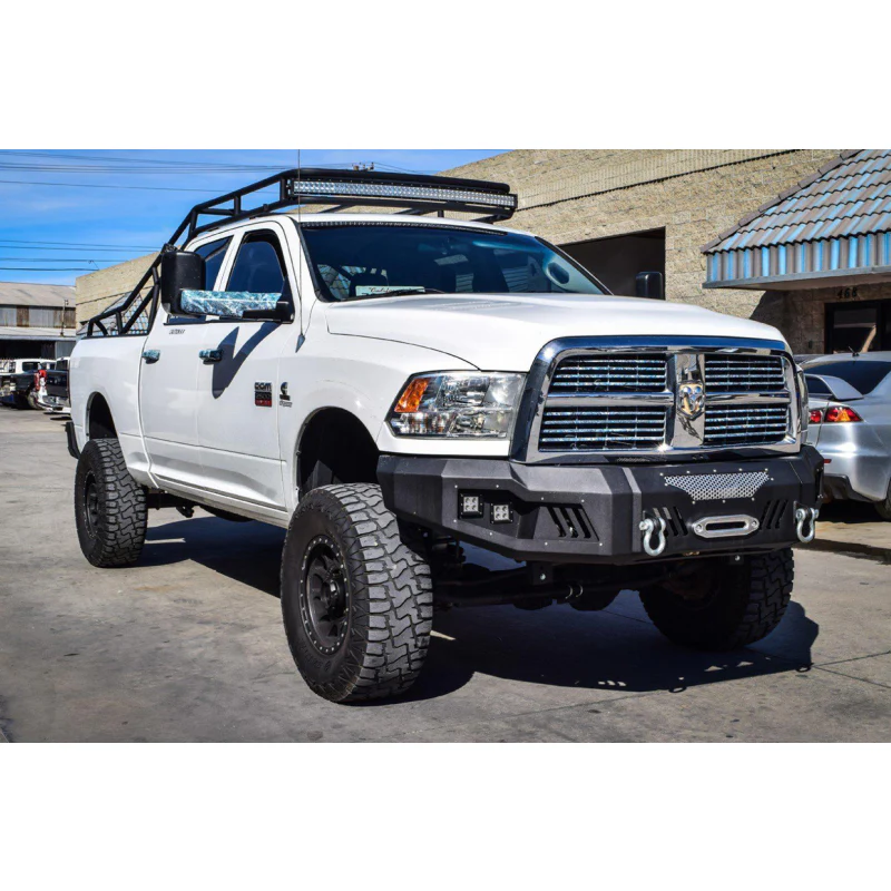 DV8 Offroad 2010-2018 RAM 2500 3500 Steel Front Bumper Model FBDR2-04 - Image 2