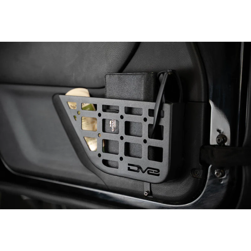 DV8 Offroad 2011-2018 Jeep Wrangler JK 2-Door Slim Front Door ONLY Molle Pockets Model MPJK-07 - Image 15